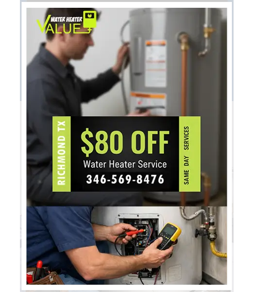 water heater repair offer